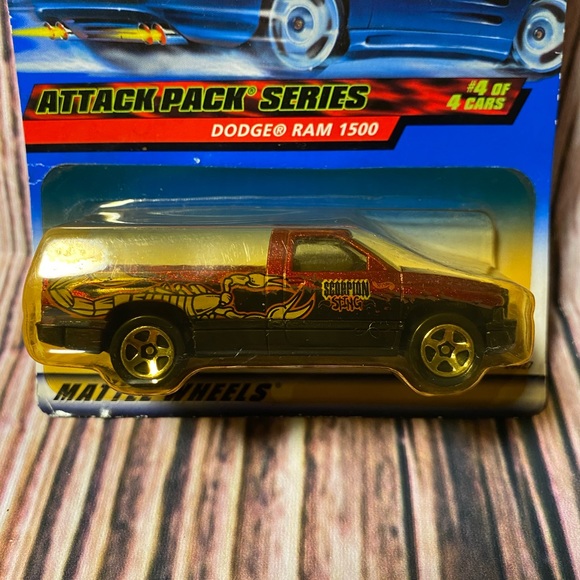 Hot Wheels 1999 Attack Pack Series #4 of 4 Cars. Dodge Ram 1500. - Picture 2 of 13